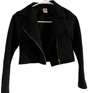 Size 12 girls short black jacket